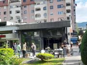 Изгоре дуќанот на Тивес во Лептокарија