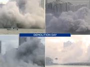 ЛУКСУЗЕН ХОТЕЛ ЕКСПЛОДИРАШЕ ЗА 20 СЕКУНДИ Застрашувачка сцена во Мајами, ексклузивен комплекс исчезна за миг (ВИДЕО)